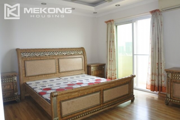 Modern 153 m2 apartment with 4 bedrooms for rent in E1 tower, Ciputra Hanoi 9