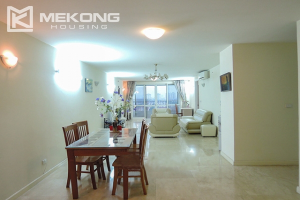Modern apartment with 3 bedrooms for rent in P tower, Ciputra Hanoi 3