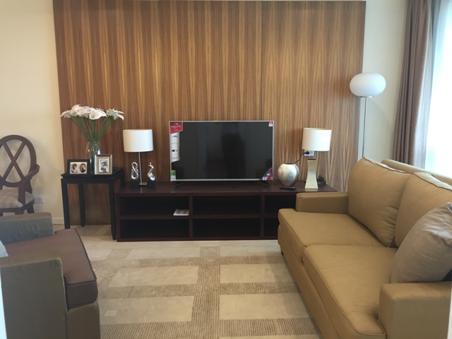 Modern apartment with 3 bedrooms for rent in P tower, Ciputra Hanoi