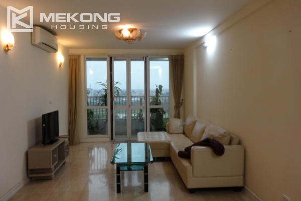 Modern apartment with 4 bedrooms and full furniture in P1 tower, Ciputra Hanoi 1