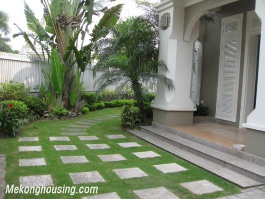 Modern villa with 5 bedroom, garage, and big garden for rent in T area, Ciputra Hanoi 14