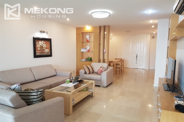 Newly furnished apartment with 3 bedrooms for rent in P tower, Ciputra Hanoi 1