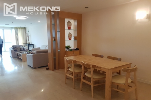 Newly furnished apartment with 3 bedrooms for rent in P tower, Ciputra Hanoi 2
