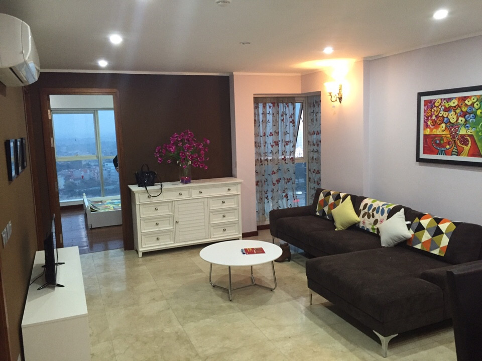 Newly furnished apartment with 3 bedrooms for rent in L1 tower, Ciputra Hanoi
