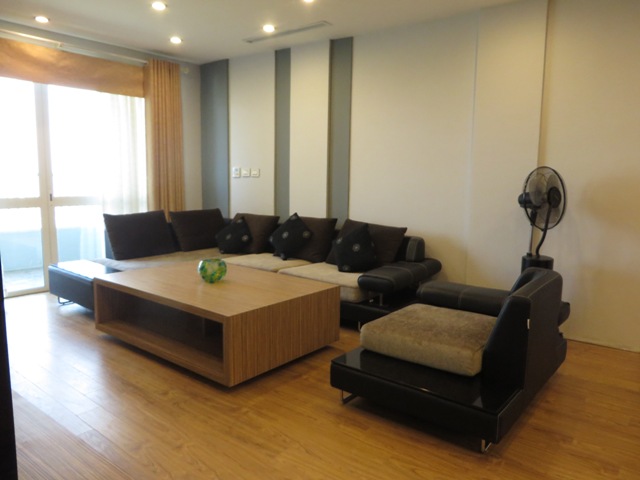 Newly renovated apartment on high floor for rent in P building, Ciputra, Tay Ho, Hanoi