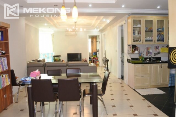 Nicely furnished 3 bedroom apartments for rent in E5 tower, Ciputra Hanoi 3