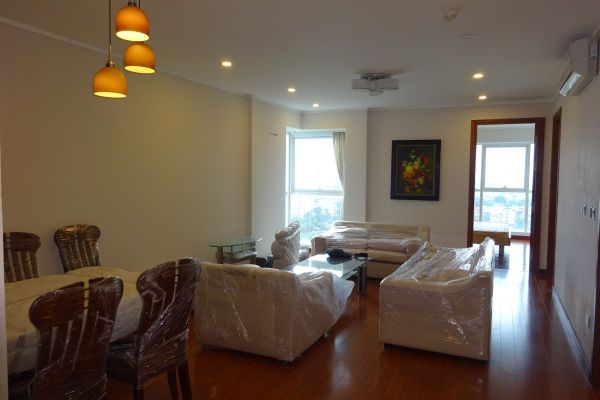 Nicely furnished apartment with 3 bedrooms for rent in L1 tower, Ciputra Hanoi 