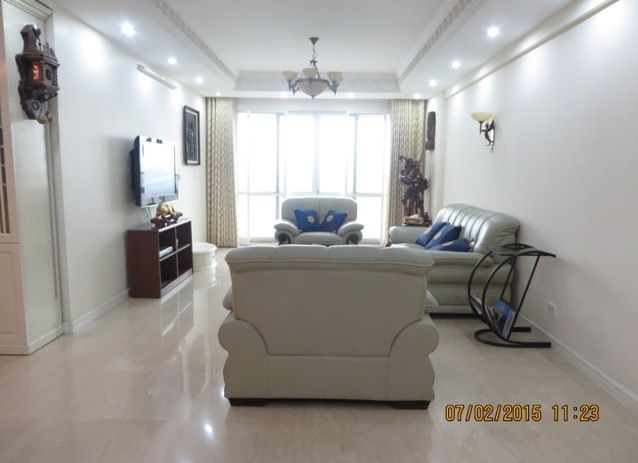 Nicely furnished apartment with 4 bedrooms for rent in P1, Ciputra, Tay Ho, Hanoi