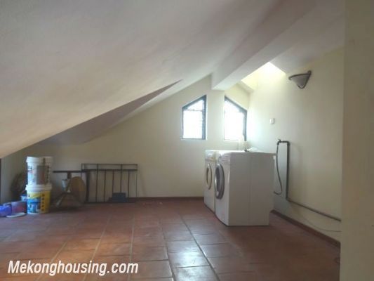 Nicely furnished villa with 4 bedrooms and swimming pool for rent in Xuan Dieu street, Tay Ho, Hanoi 20