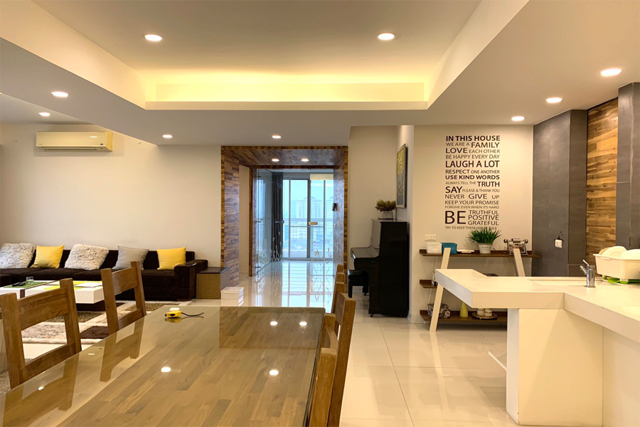 Outstanding apartment with modern design for rent in E5 tower Ciputra 1
