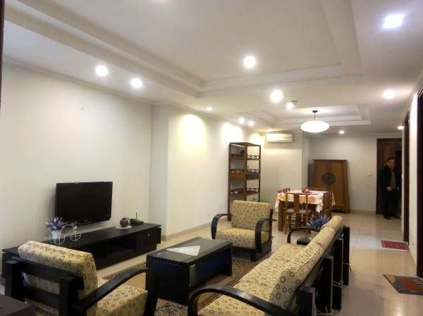 Reasonable apartment with 3 bedrooms on low floor in G2, Ciputra Hanoi, full option