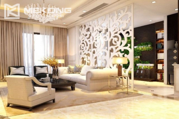Spacious and luxury apartment with 4 bedrooms for rent in L tower, Ciputra Hanoi 1
