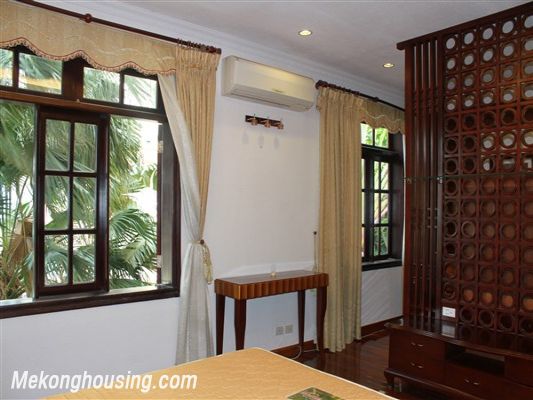Spacious and well furnished villa for rent in G block, Ciputra, Tay Ho, Hanoi 14