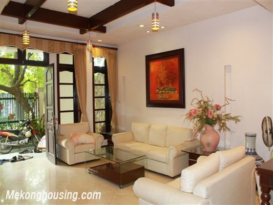 Spacious and well furnished villa for rent in G block, Ciputra, Tay Ho, Hanoi 3