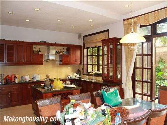 Spacious and well furnished villa for rent in G block, Ciputra, Tay Ho, Hanoi 5