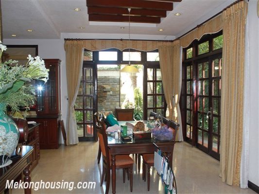 Spacious and well furnished villa for rent in G block, Ciputra, Tay Ho, Hanoi 9