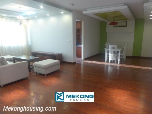 Spacious apartment with 3 bedrooms for rent in E1 tower, Ciputra Hanoi 2