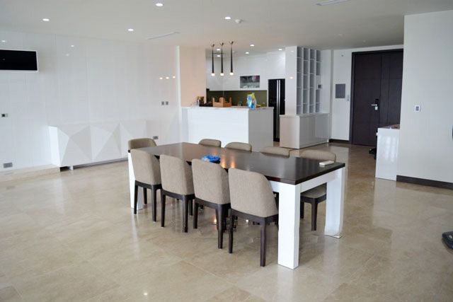 Spacious furnished 4 bedroom apartment in L tower, Ciputra Hanoi