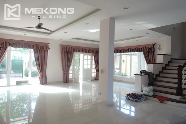 Spacious villa with large living room and nice view of landscape for rent in C block, Ciputra Hanoi 5