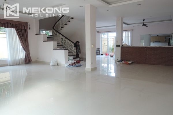 Spacious villa with large living room and nice view of landscape for rent in C block, Ciputra Hanoi 6