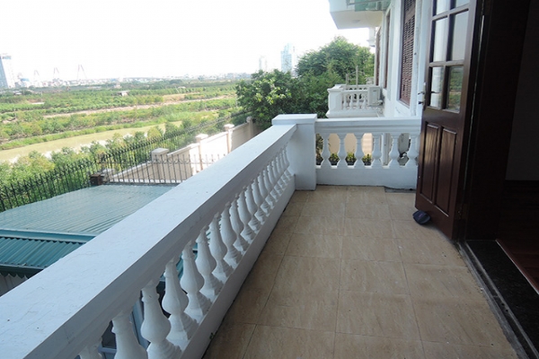 Spacious villa with large living room and nice view of landscape for rent in C block, Ciputra Hanoi 13