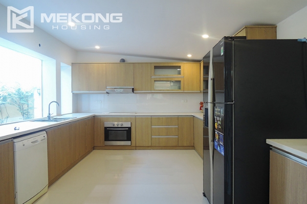Spacious villa with large living room and nice view of landscape for rent in C block, Ciputra Hanoi 9