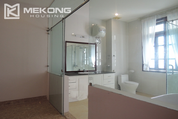 Spacious villa with large living room and nice view of landscape for rent in C block, Ciputra Hanoi 15