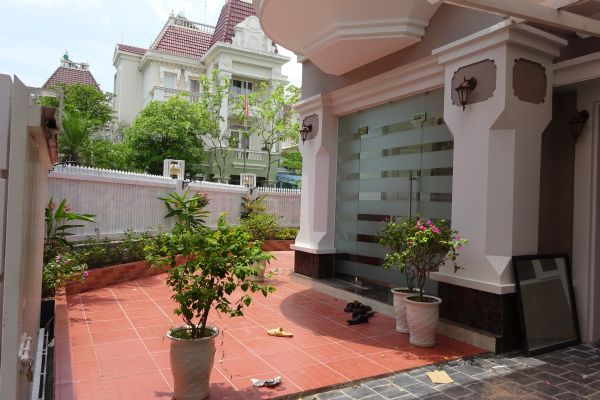 Partly furnished and spacious villa for rent in T block, Ciputra Hanoi