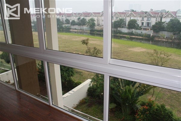 Unfurnished and spacious villa with 5 bedrooms and nice view of landscape for rent in Q block, Ciputra Hanoi 15