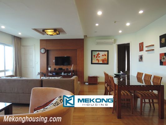 Well furnished and spacious apartment with 2 bedrooms for rent in E1 building, Ciputra Hanoi 1