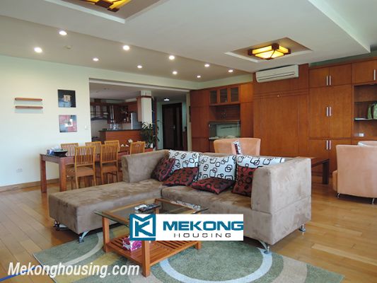 Well furnished and spacious apartment with 2 bedrooms for rent in E1 building, Ciputra Hanoi 3