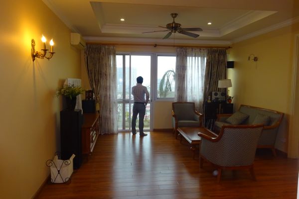 Well furnished apartment with 4 bedrooms for rent in E5, Ciputra Hanoi