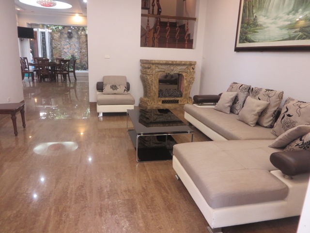 Well furnished villa with 5 bedrooms and nice sidewalk surrounded in Ciputra Hanoi